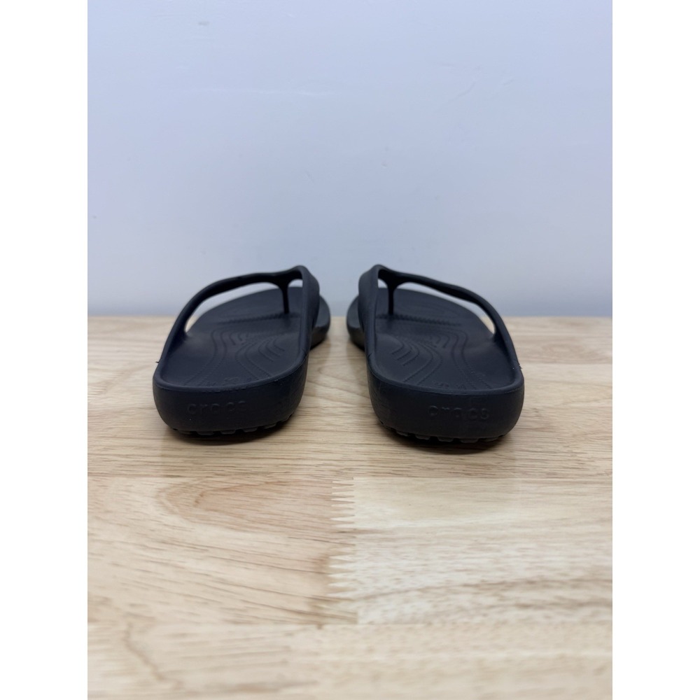 Crocs Iconic Comfort Kadee II Sandals Womens Size 11 Flip Flops Black Beach #43 - Picture 5 of 6